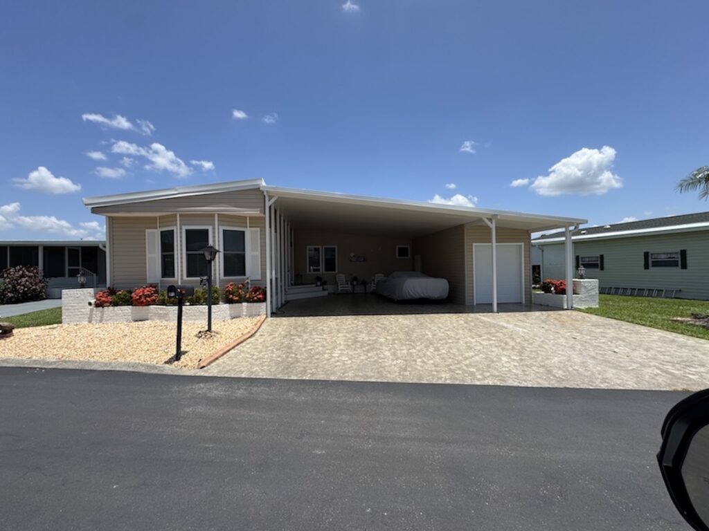 Custom Shed and Carport build in six lakes country club North Fort Myers Florida